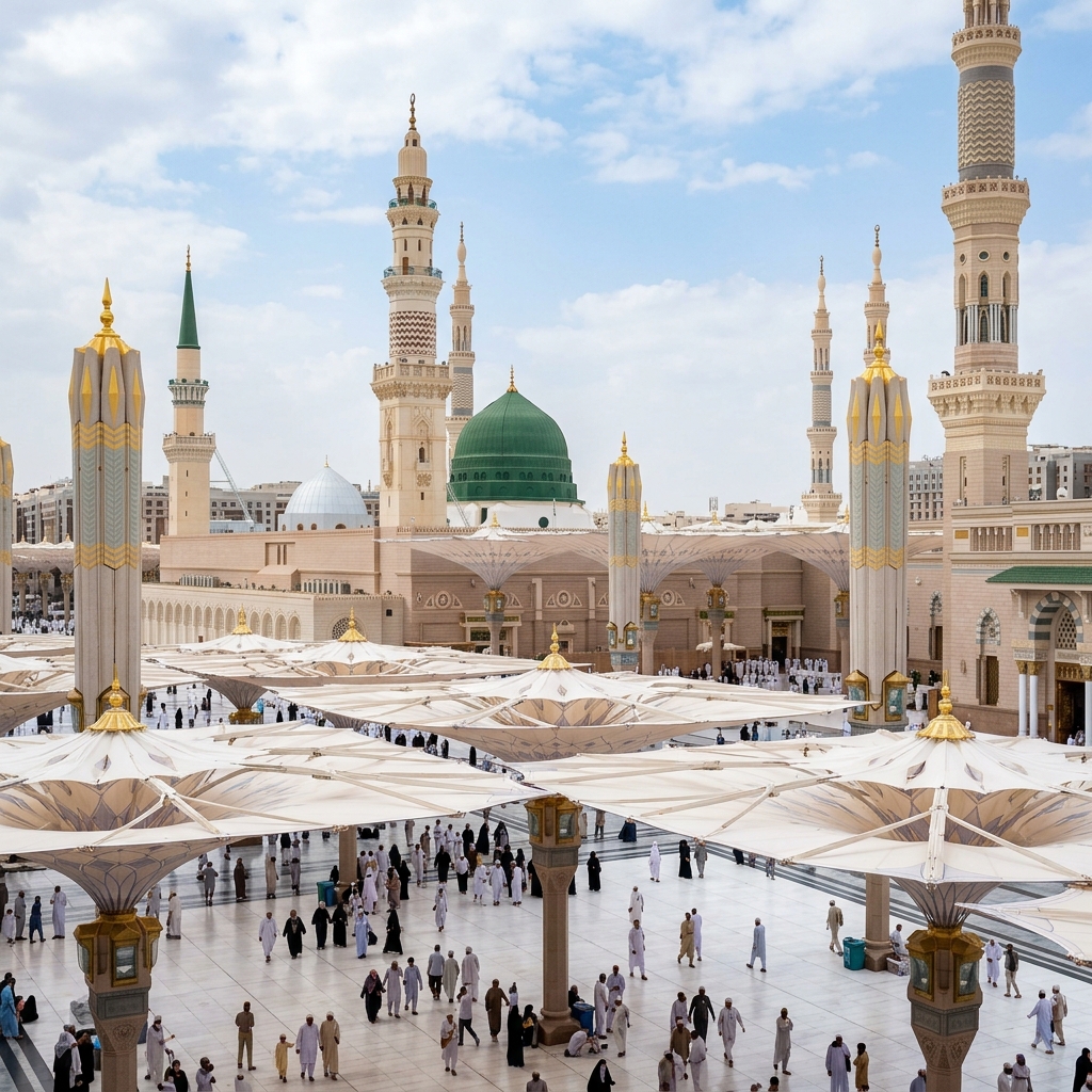 من مكة المكرمة إلى المدينة المنورة